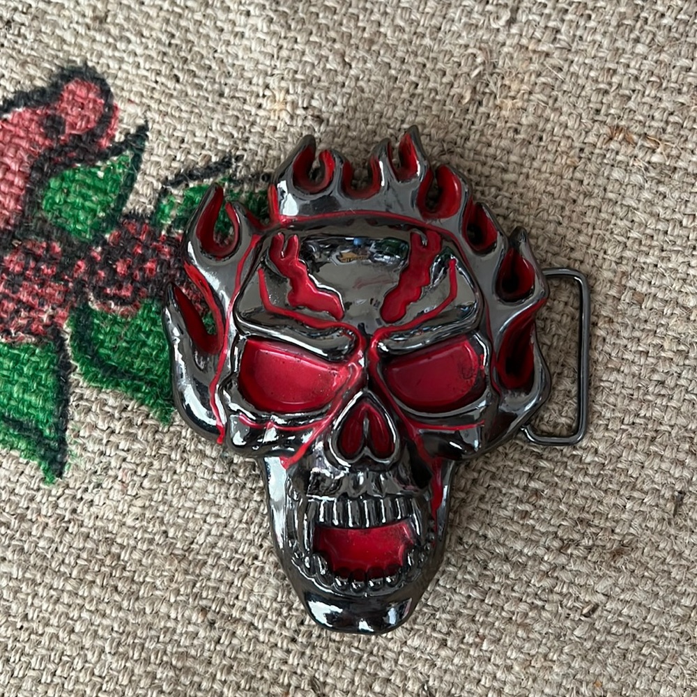 GOTH BELT BUCKLE perfect for rock stars, that special night out or a club crawl.